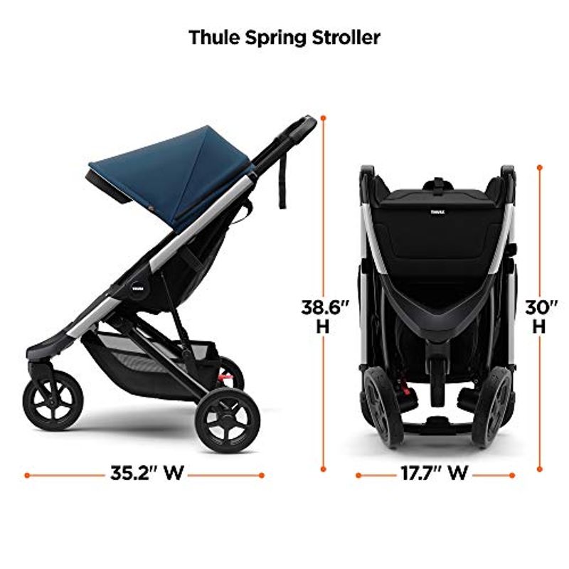 Thule Spring Stroller, Majolica Blue (11300103)