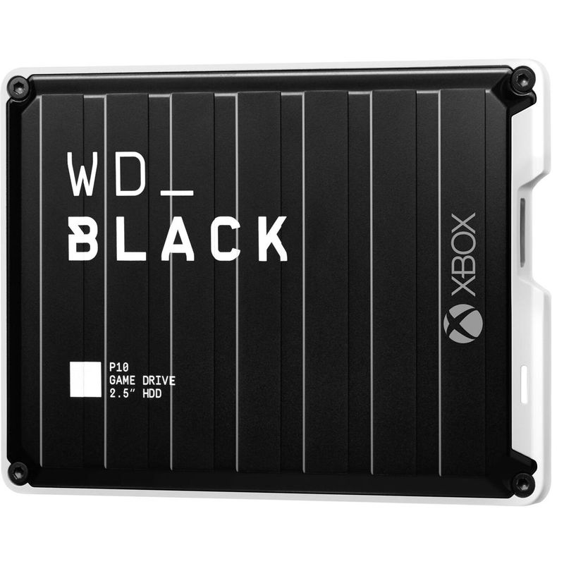 WD BLACK P10 1TB Game Drive External USB 3.2 Gen 1 Portable Hard Drive for Xbox, Black