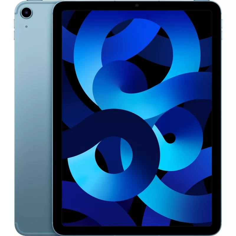 Apple - 10.9-Inch iPad Air - Latest Model - (5th Generation) with Wi-Fi + Cellular - 256GB - Blue (Unlocked)