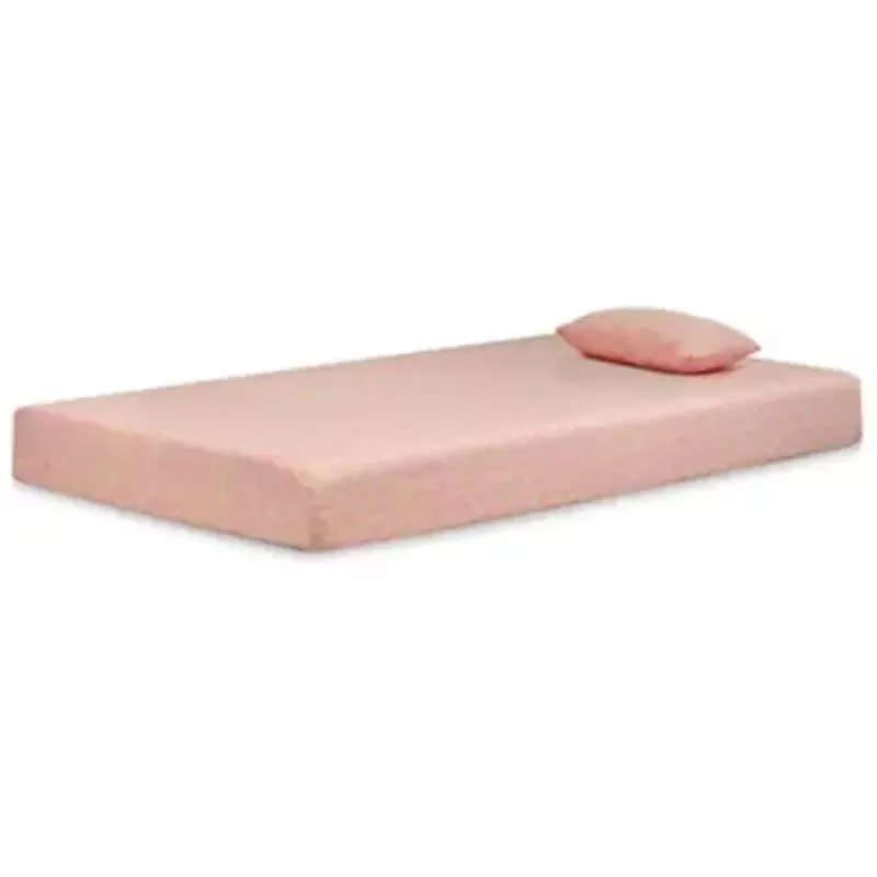 Pink iKidz Pink Twin Mattress and Pillow 2/CN/ Bed-in-a-Box