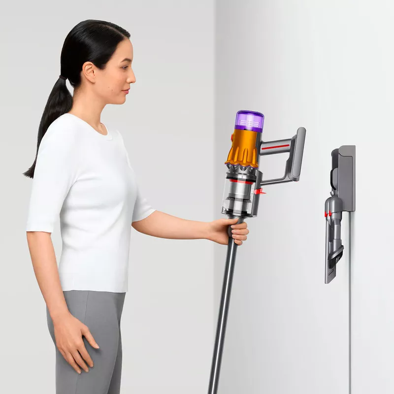 Dyson - V12 Detect Slim Cordless Vacuum with 8 accessories - Yellow/Iron