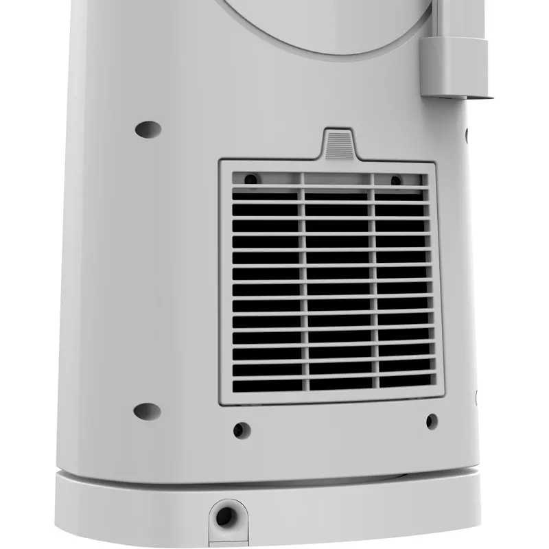 Lasko - 1500-Watt Bladeless Ceramic Tower Space Heater with Timer and Remote Control - White