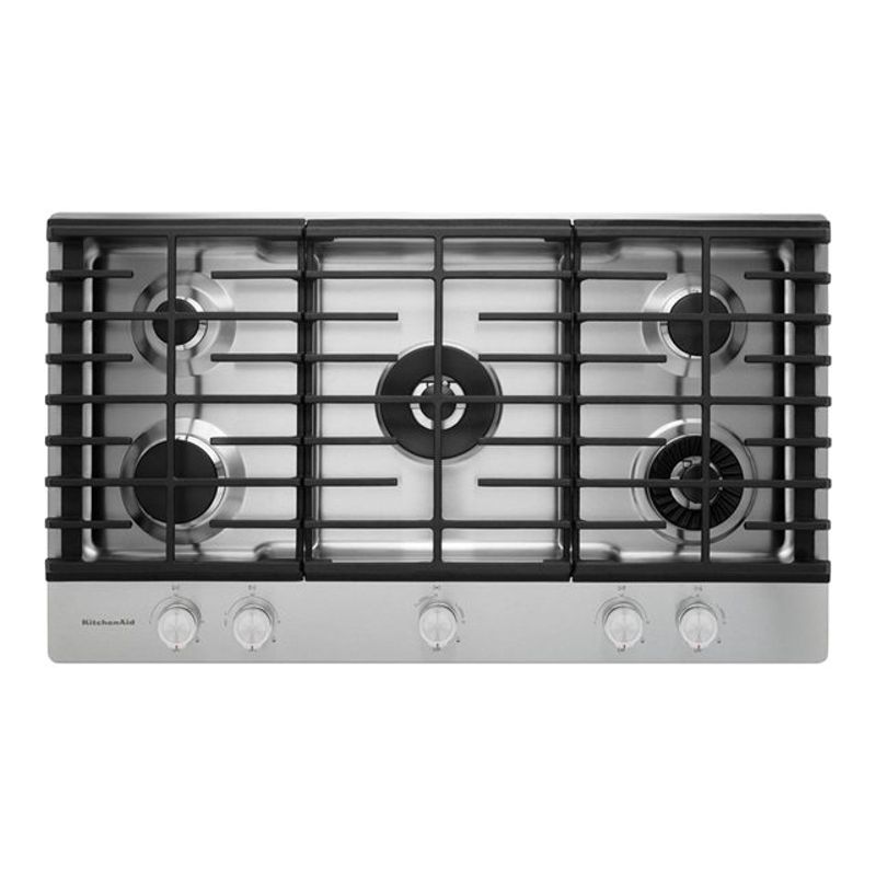 Kitchenaid 36" Stainless Steel 5-burner Gas Cooktop
