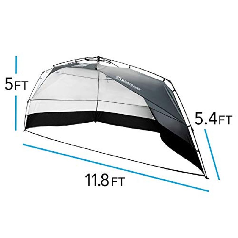 Franklin Sports Sideline Team Sunblocker Shelter - Easy Set Up - Portable and UPF 50+ Protected - Great for Beach and Sports Games -...