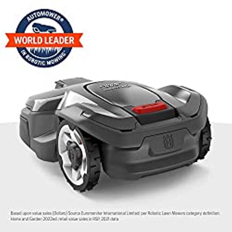 Husqvarna Automower 415X Robotic Lawn Mower with GPS Assisted Navigation, Automatic Lawn Mower with Self Installation and Ultra-Quiet...