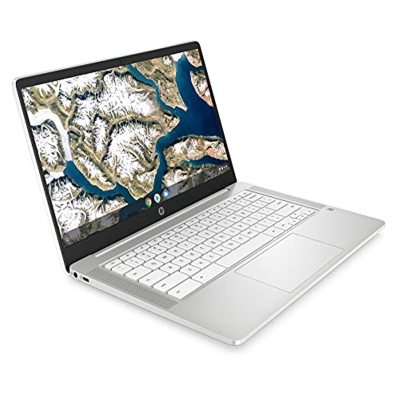 HP Chromebook 14" Laptop, Intel Celeron N4120 Processor, Intel UHD 600 Graphics, 4 GB RAM, 64 GB SSD, Chrome OS (14a-na0240nr, Ceramic...