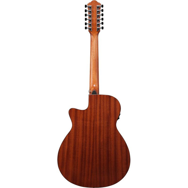 Ibanez AEG5012 AEG Series Single-Cutaway 12-String Acoustic-Electric Guitar, Dark Violin Sunburst