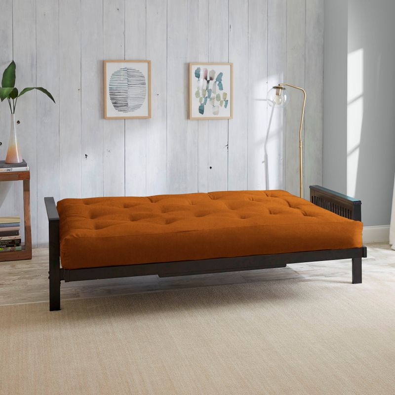 Porch & Den Owsley Full-size 6-inch Futon Mattress without Frame - Wedge Wood - Full