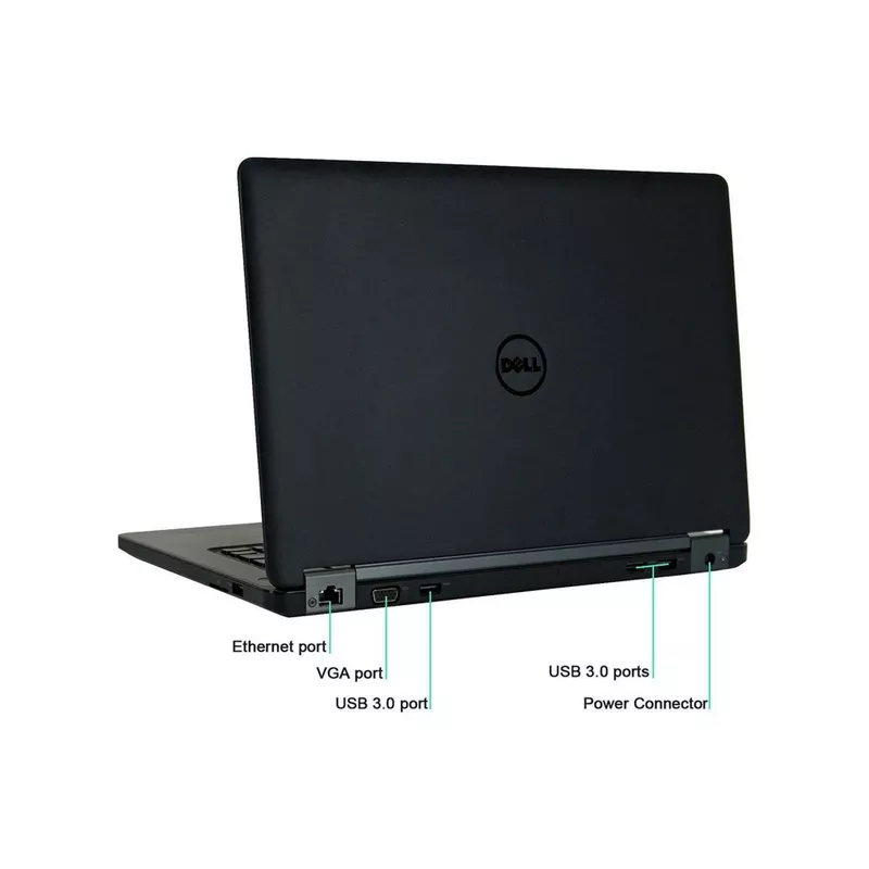 Dell Latitude E5450 Laptop Computer, 2.90 GHz Intel i5 Dual Core Gen 5, 8GB DDR3 RAM, 256GB SSD Hard Drive, Windows 10 Home 64 Bit, 14" Screen (Refurbished)