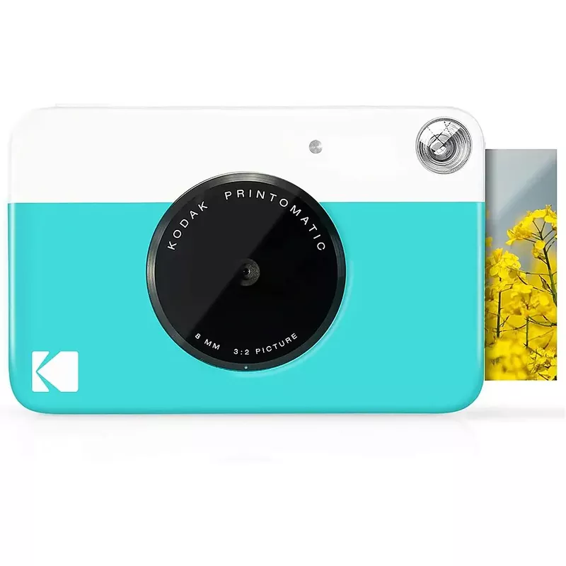 Kodak - Printomatic Instant Print Camera Basic Kit with Zink Photo Paper - Blue