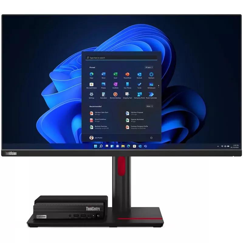 Lenovo - ThinkCentre M70q Gen 4 Desktop - Intel Core i5 - 8GB Memory - 256GB SSD - Black