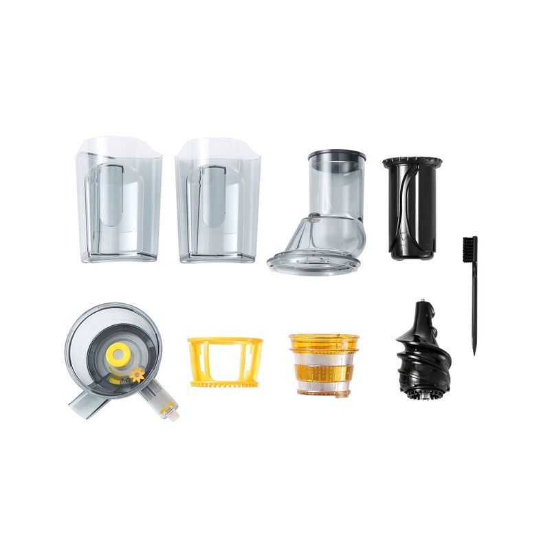 Empava 150-Watt 33 fl. oz. Gold Electric Masticating Juicer with Reverse Function - Cold Press - Big Mouth - Gold and Black