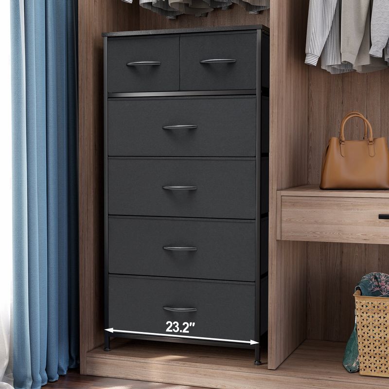 6-drawer Chest Vertical Dresser Storage Tower by Crestlive Products - Pink - 6-drawer