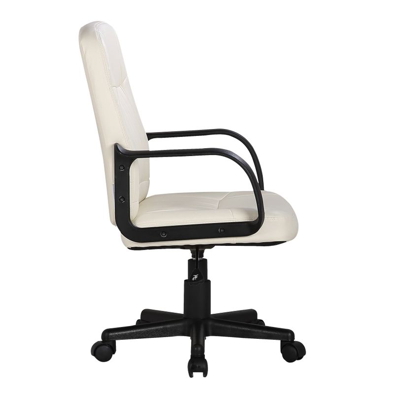 Porthos Home Raines Adjustable Office Chair - White