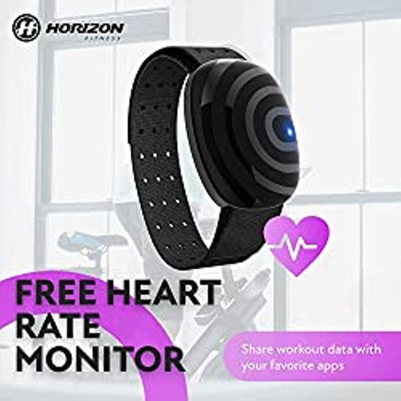 Horizon Fitness 7.0 IC Indoor Cycle Bike, Fitness & Cardio, Magnetic Resistance Cycling Bike with Bluetooth, Multi-Position Grips, 300lb...