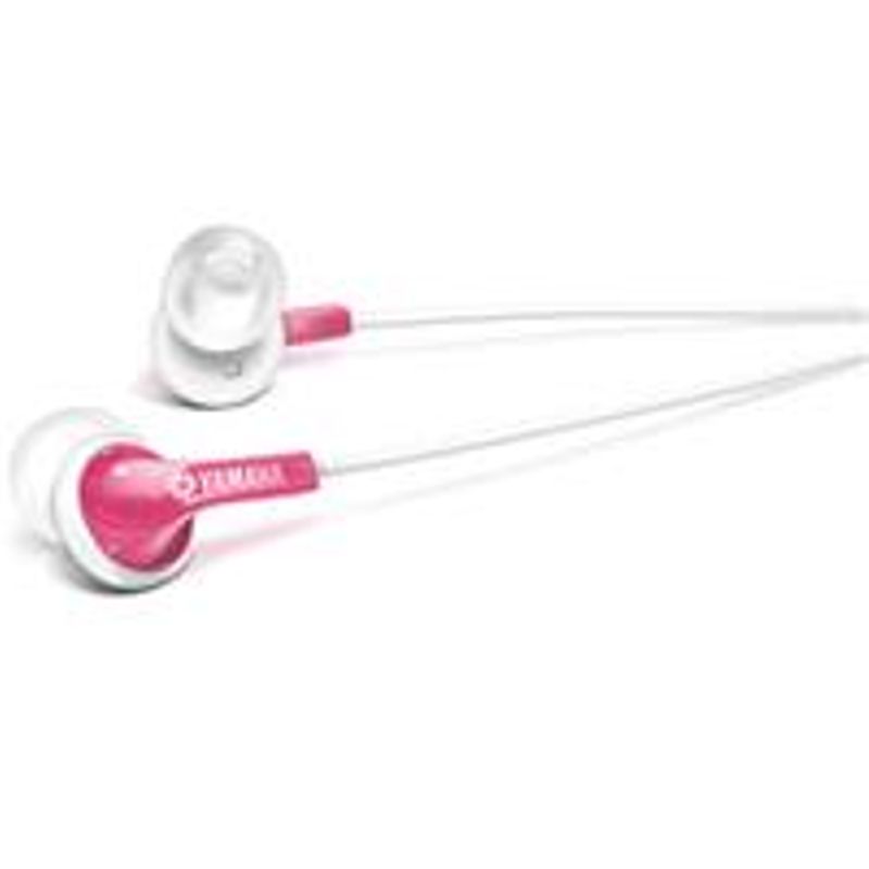 Yamaha EPH-20 M/P 20 Headphones with 48" Cable Length, 20 - 21,000Hz Frequency Range and 3 Sizes Ear Buds - Pink