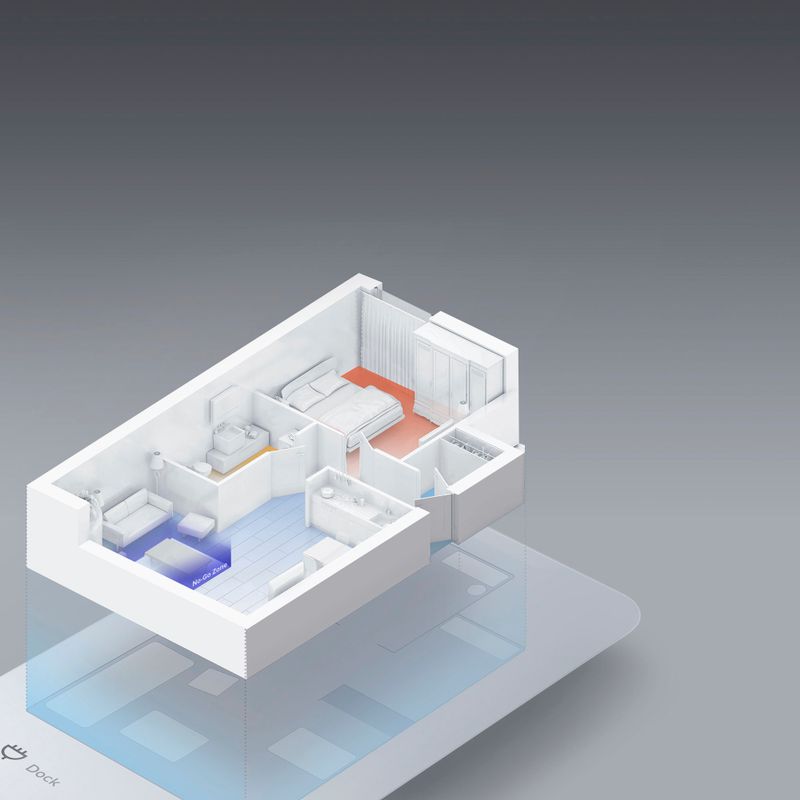 Alt View Zoom 18. Roborock - S8 Pro Ultra-WHT Wi-Fi Connected Robot Vacuum & Mop with RockDock Ultra Dock - White