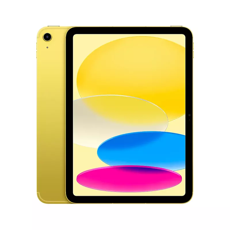 Apple - 10.9-Inch iPad (Latest Model) with Wi-Fi + Cellular - 256GB - Yellow (Unlocked)