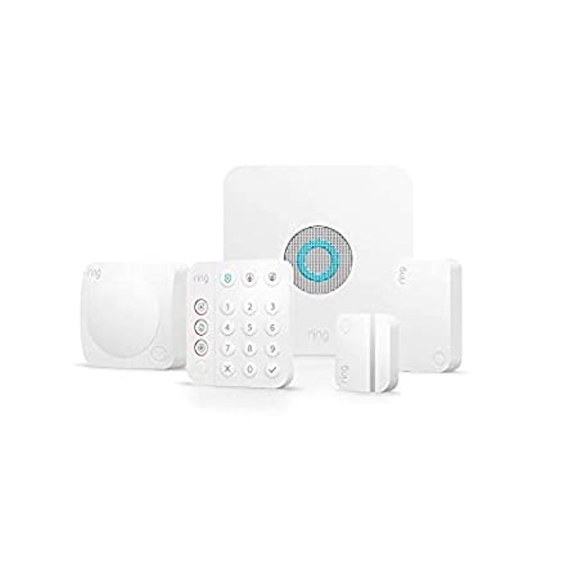 Certified Refurbished Ring Alarm 5-piece kit (2nd Gen) – home security system with optional 24/7 professional monitoring – Works with...