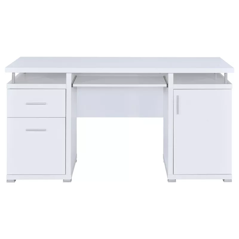 Tracy 2-drawer Computer Desk White