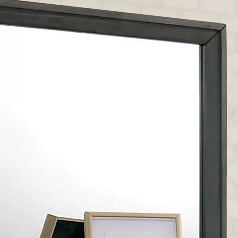 Contemporary Mirror in Warm Gray