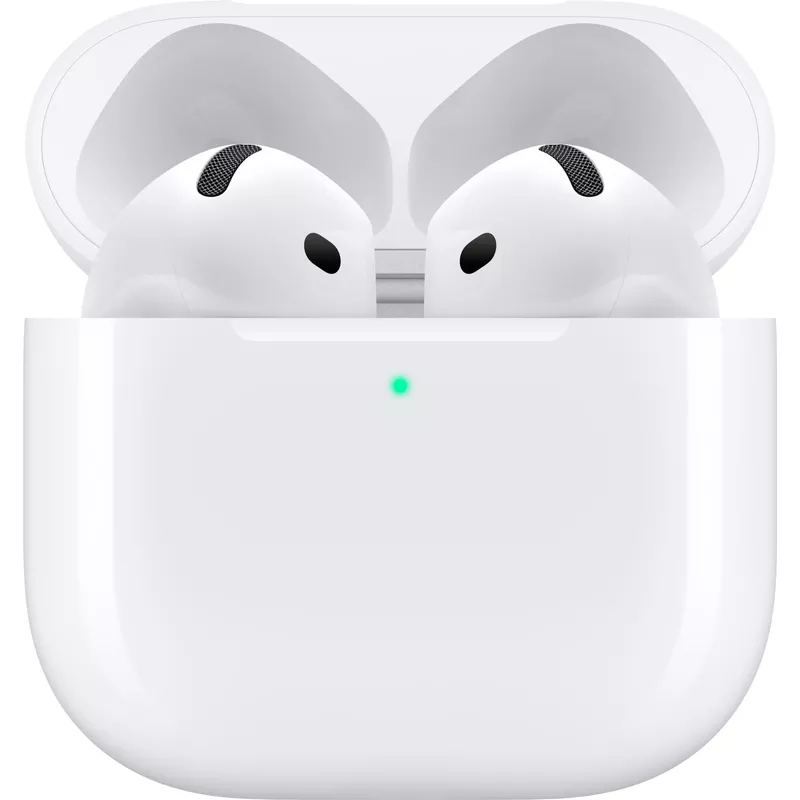 Apple - AirPods 4 with Active Noise Cancellation - White