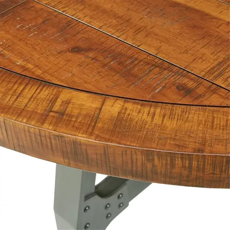 Amber, Graphite Lancaster Round Dining/Gathering Table