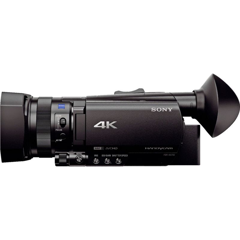 Alt View Zoom 13. Sony - Handycam FDR-AX700 4K Premium Camcorder - black
