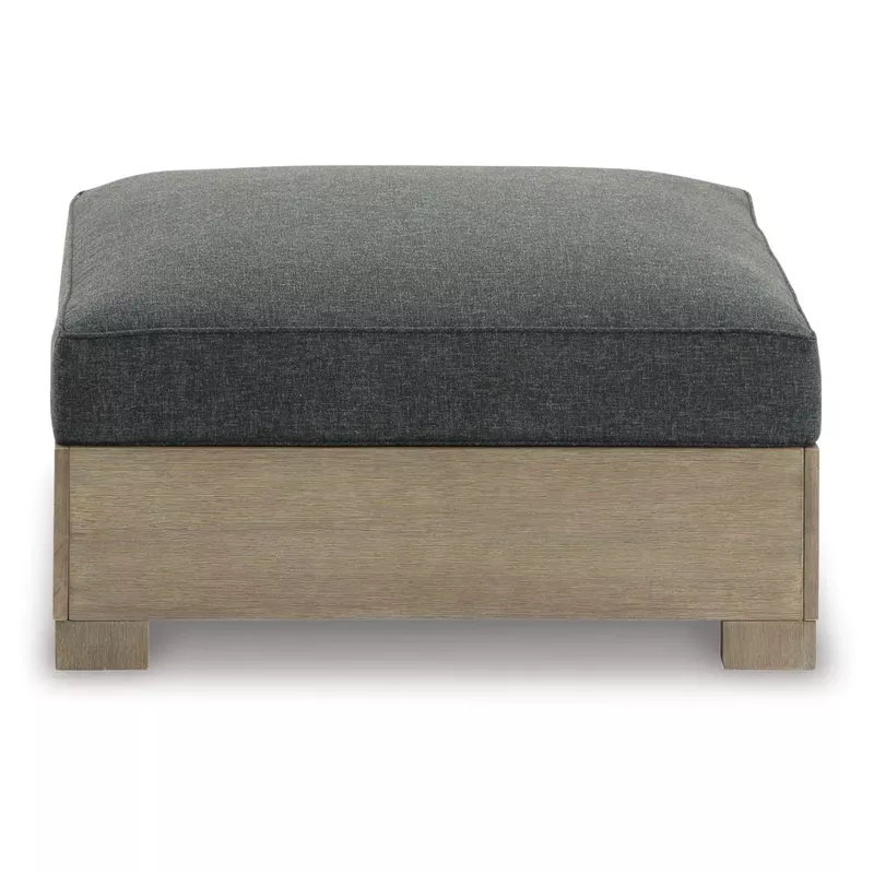 Citrine Park Outdoor Ottoman with Cushion