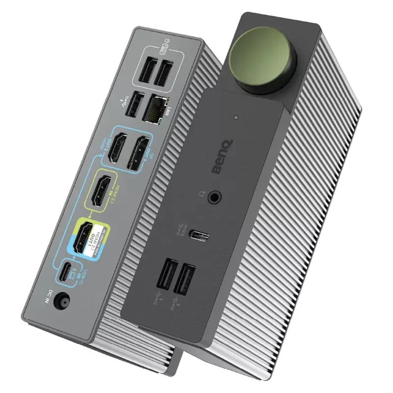 BenQ beCreatus DP1310 USB-C Hybrid Dock, Gray