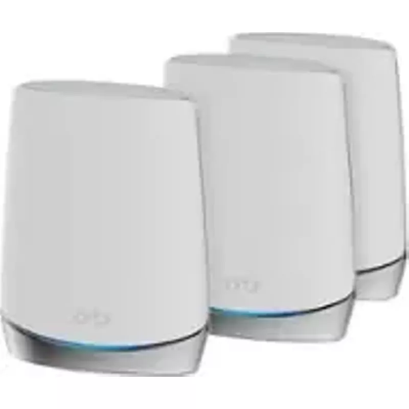 NETGEAR - Orbi AX4200 Tri-Band Mesh WiFi 6 System (3-Pack) - White