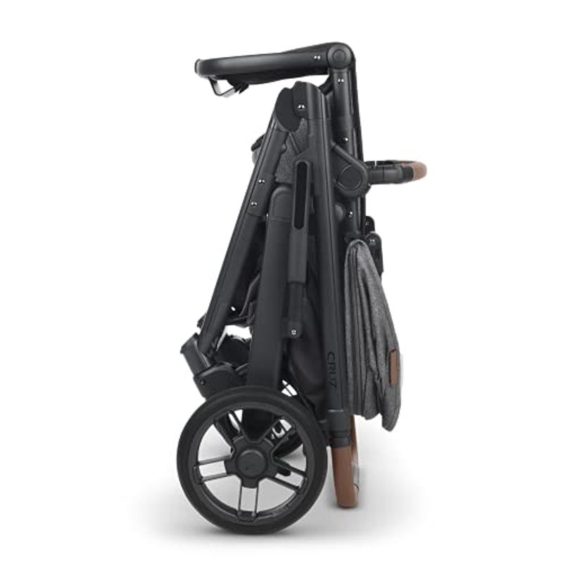 Cruz V2 Stroller - Greyson (Charcoal mélange/Carbon/Saddle Leather)