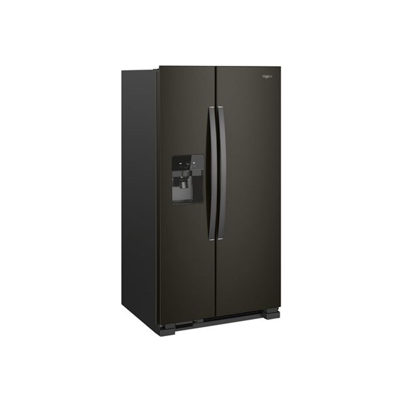 Whirlpool Black Stainless Steel Side-By-Side Refrigerator