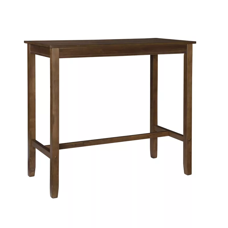 Ansley Bar Height Pub Table Rustic Brown