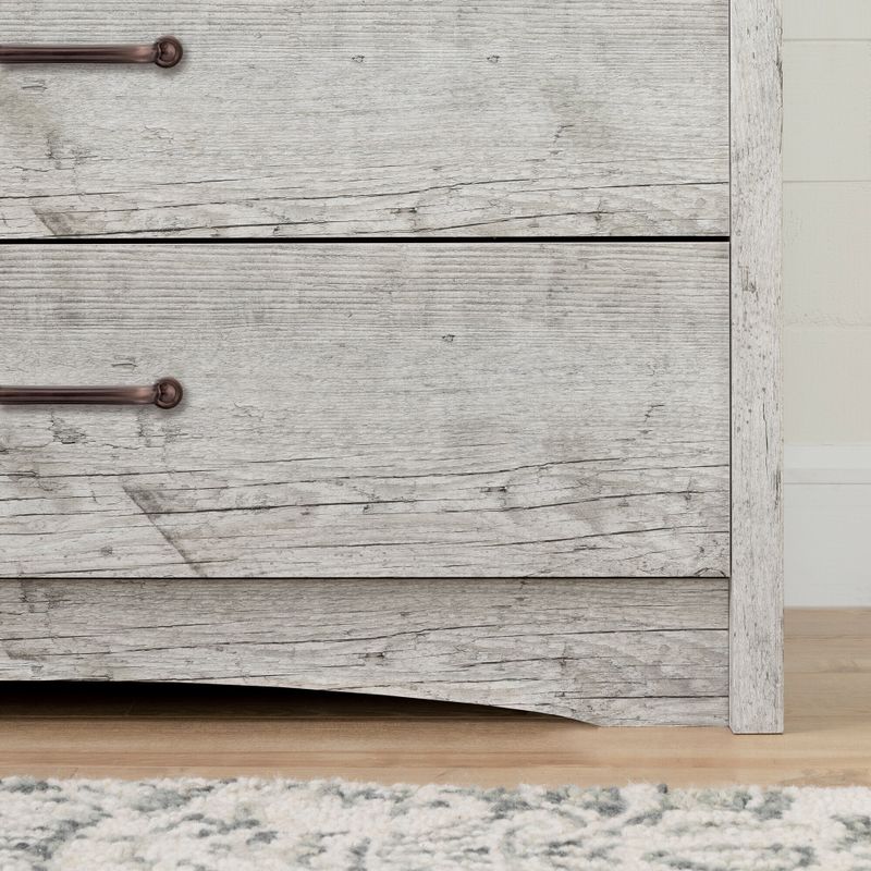 South Shore Helson Changing Table with Drawers - Seaside Pine