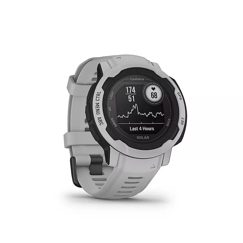 Garmin - Instinct 2 Solar 45 mm Smartwatch Fiber-reinforced Polymer - Mist Gray