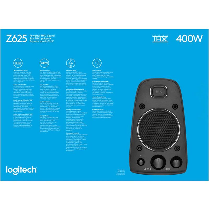 Logitech Z625 Speaker System with Subwoofer & Optical Input