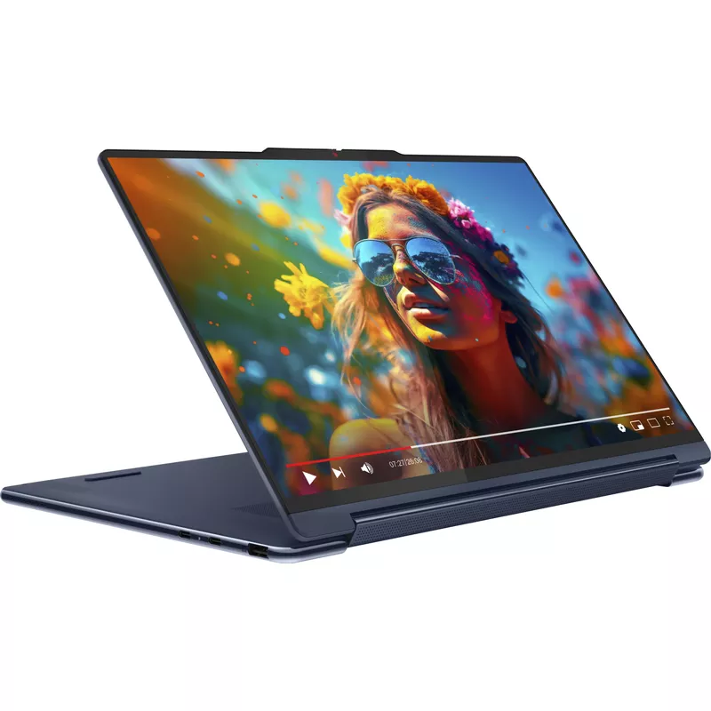 Lenovo - Yoga 9i 2-in-1 14" 2.8K OLED Touchscreen Laptop with Pen - Intel Core Ultra 7 155H with 16GB Memory - 1TB SSD - Cosmic Blue