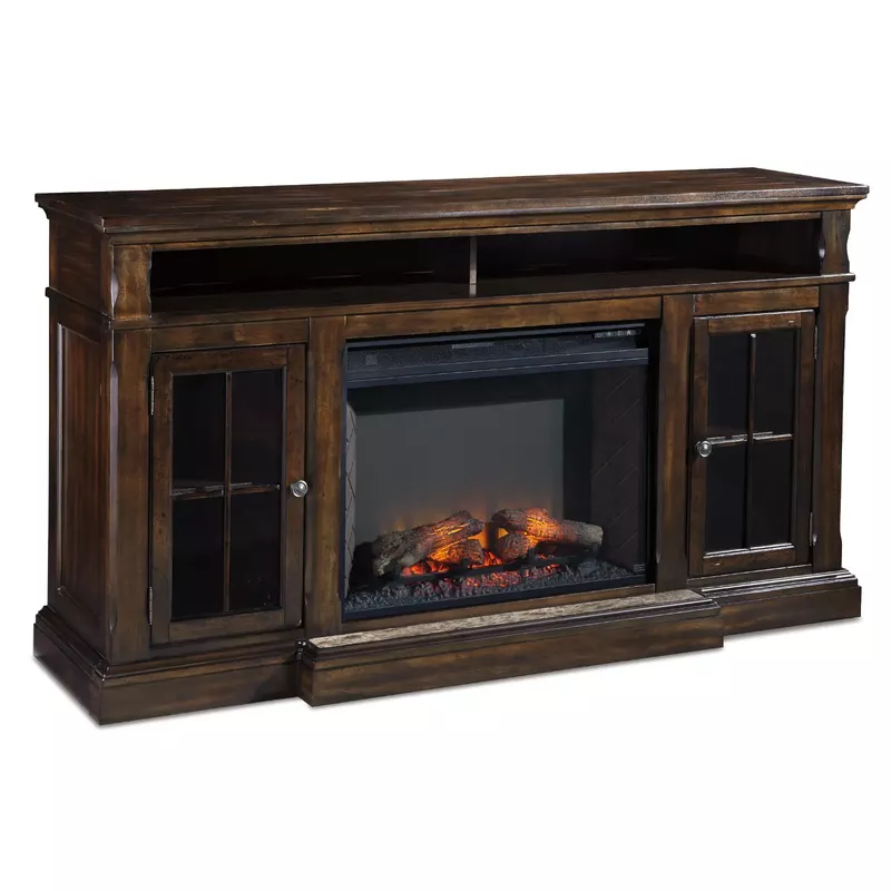 Roddinton Extra Large TV Stand w/Fireplace Option