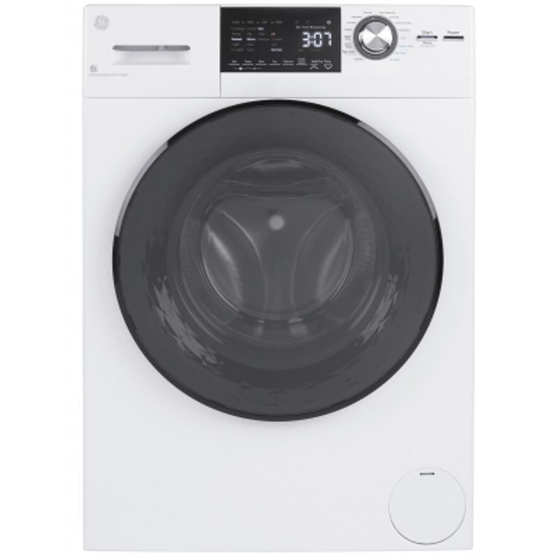 Ge 2.4 Cu. Ft. White Front Load Washer/condenser Dryer Combo