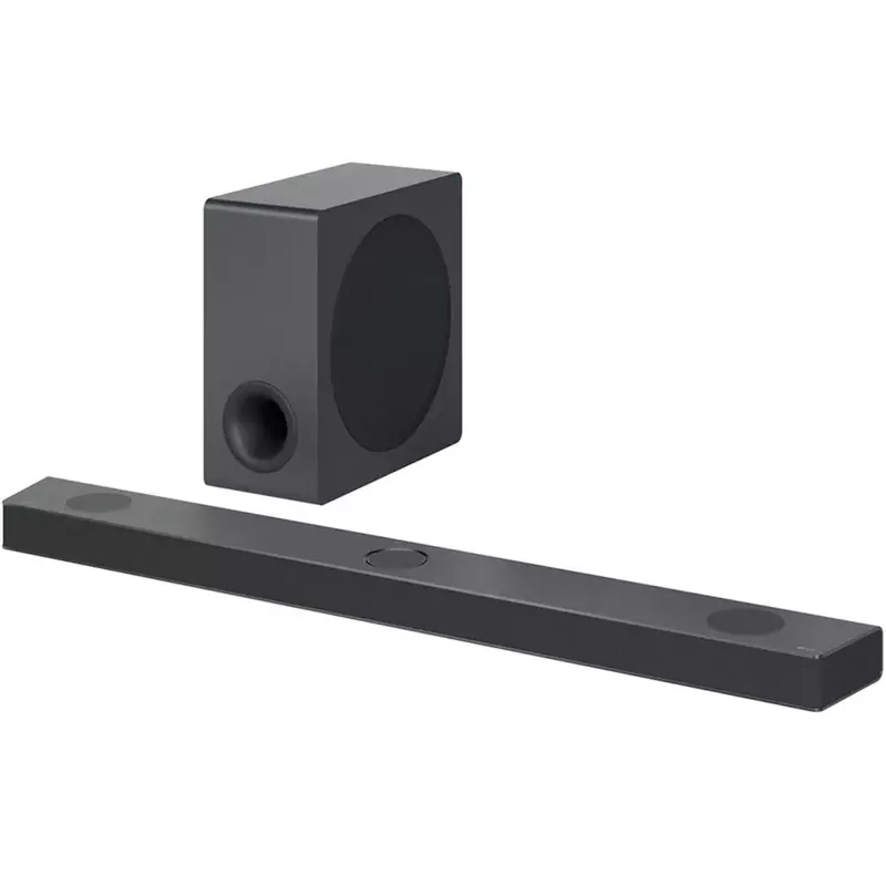 LG - 5.1.3 Channel Soundbar with Wireless Subwoofer, Dolby Atmos and DTS:X - Black