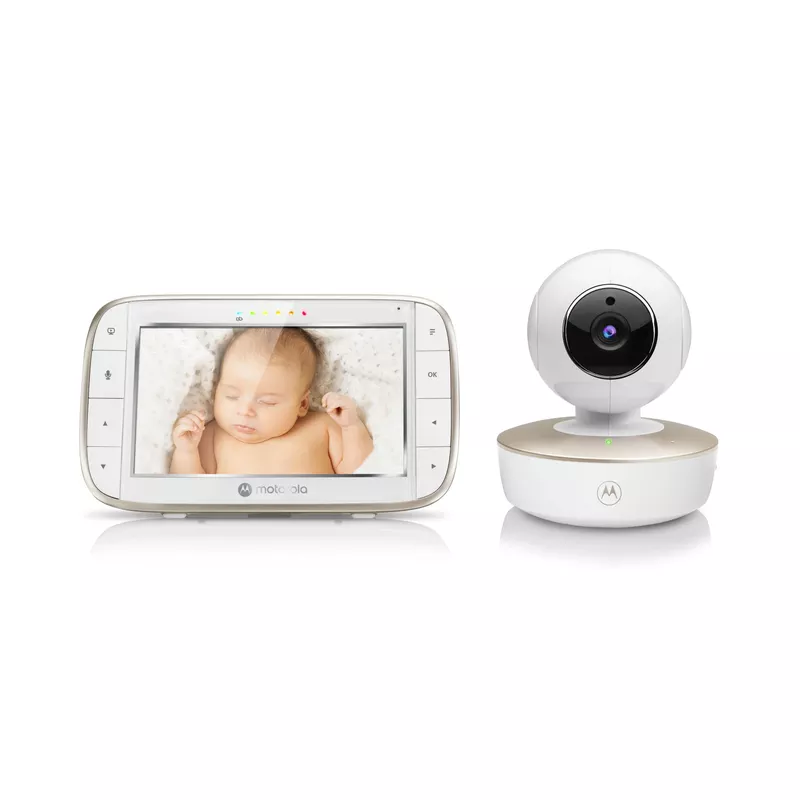 Motorola - VM855 Connect 5" Connected Motorized Pan/Tilt 720p Video Baby Monitor