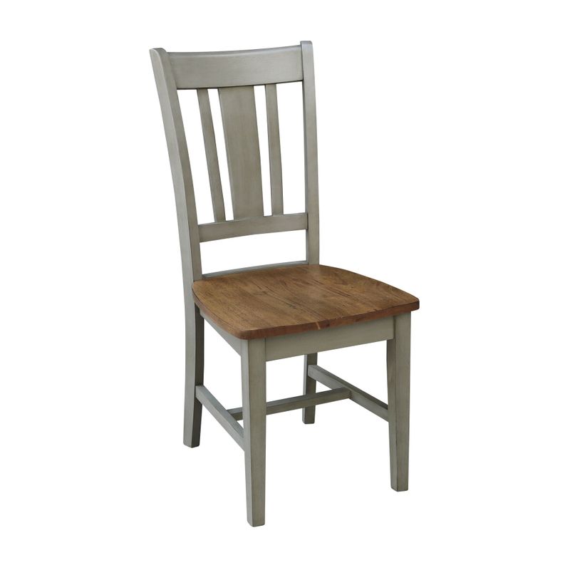 The Gray Barn Moonshine Slat Back Dining Chair (Set of Two) - Black - Dining Height