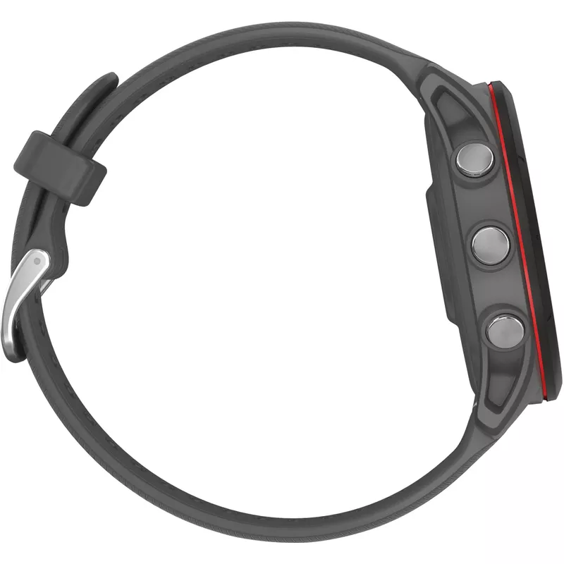 Garmin - Forerunner 255 GPS Smartwatch 46 mm Fiber-reinforced polymer - Slate Gray