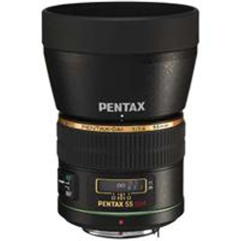 Pentax SMCP-DA* 55mm f/1.4 SDM Auto Focus Lens for use with Digital SLR Cameras.