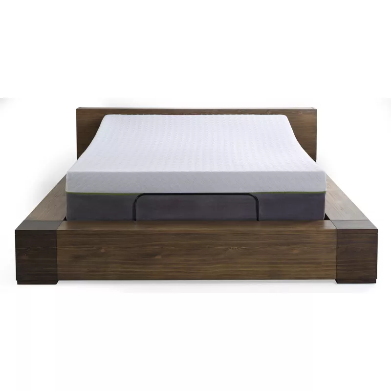 FlexSleep 12" Medium Copper Gel Infused Queen Premium Memory Foam Mattress/Bed-in-a-Box and FlexSleep 4.0 Adjustable Bed Base