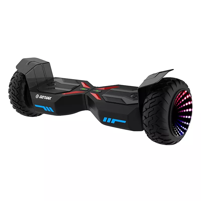 GoTrax - Quest Pro Hoverboard w/7 mi Max Range & 7.5 mph Max Speed - Black