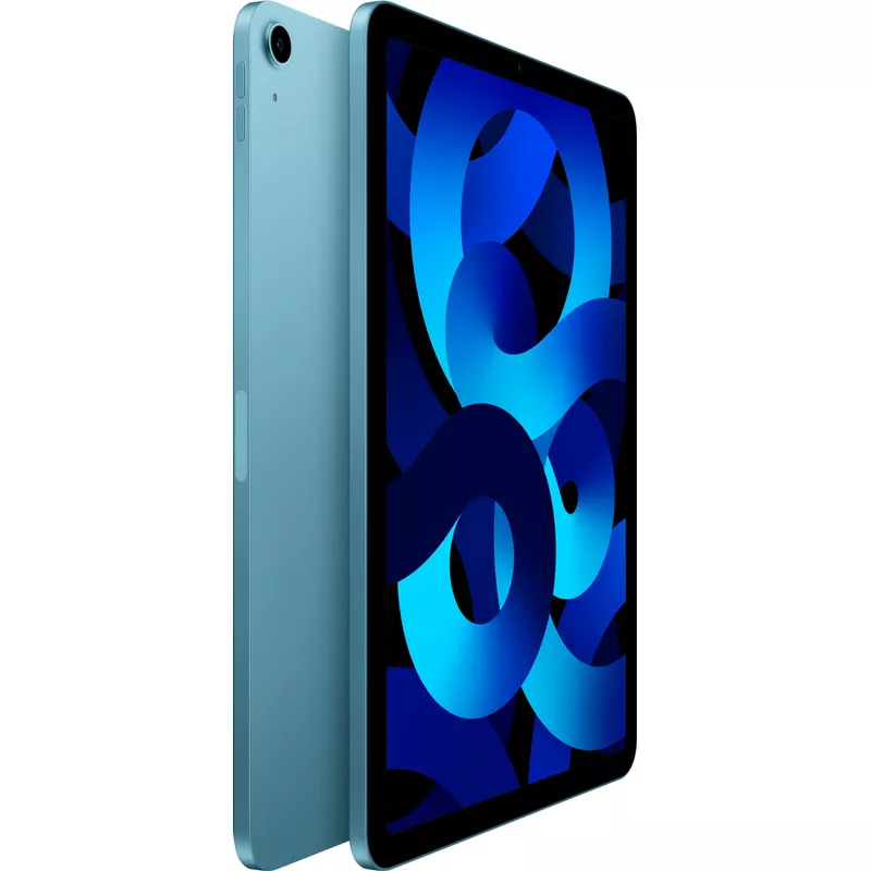 Apple - 10.9-Inch iPad Air - Latest Model - (5th Generation) with Wi-Fi - 256GB - Blue With Black Case Bundle