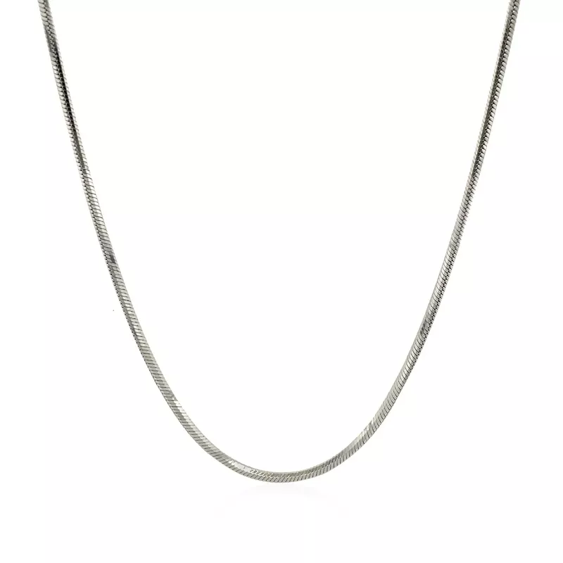 Sterling Silver 1.2mm Snake Style Chain (18 Inch)