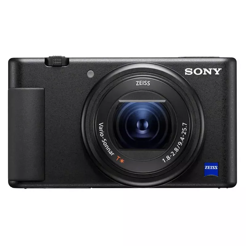Sony ZV-1 Compact 4K HD Camera, Black Bundle with Vlogger Accessory Kit, Bag, Extra Battery, Smart Charger and Accessories